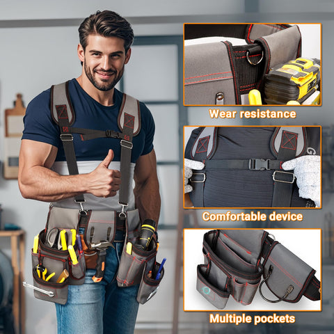 ELECROW oxford fabric construction delivers durability and breathability for long workdays.