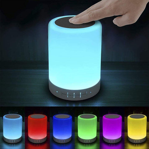 Elecstars Touch Bedside Lamp with dimmable color light for relaxing evenings.