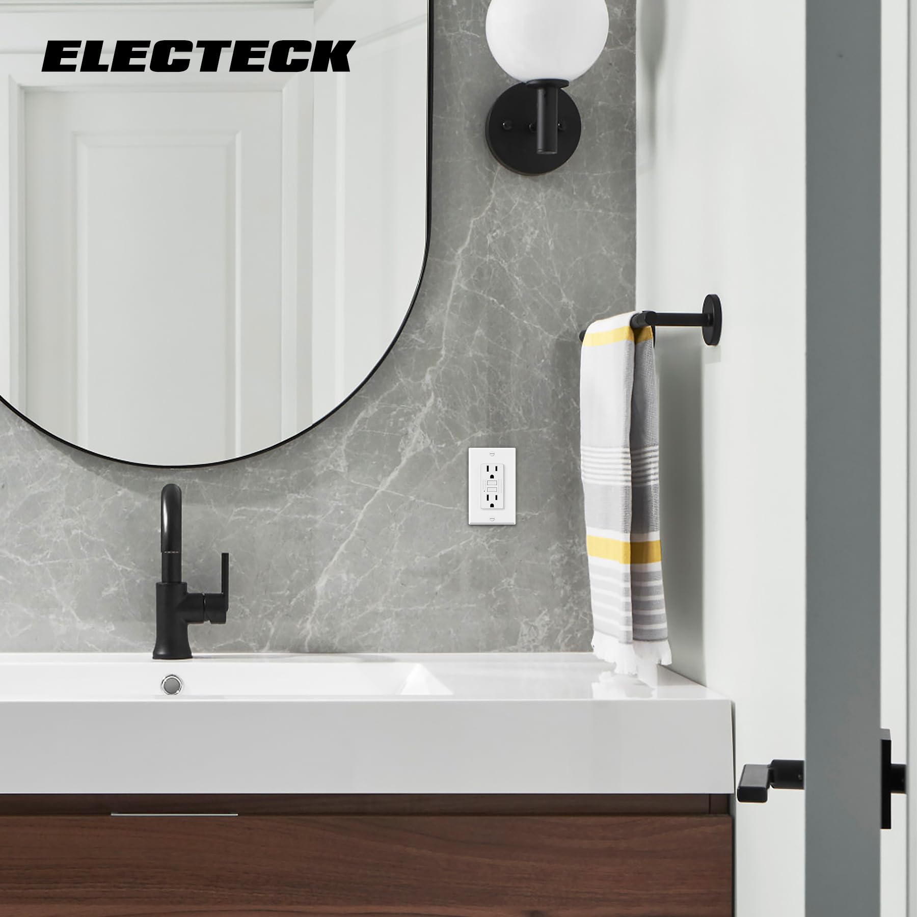 ELECTECK 15A/125V rating supports common appliances safely