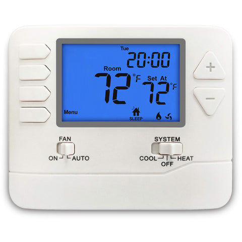 ELECTECK 5-1-1 programmable thermostat with clear interface for daily use