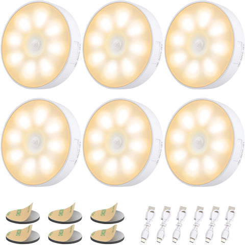 Electight 8-LED motion sensor light provides soft indoor illumination for stairs