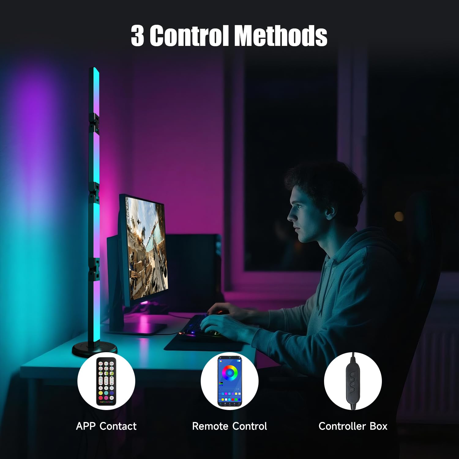 Electight LED Desk Lamp foldable base offers sturdy stability
