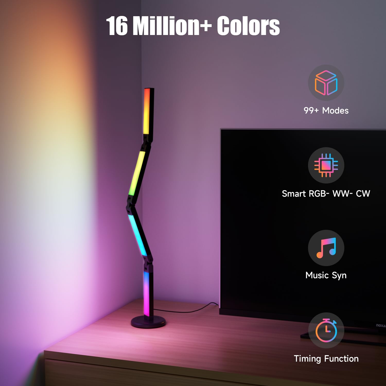 Electight LED Desk Lamp remote-control for quick lighting changes