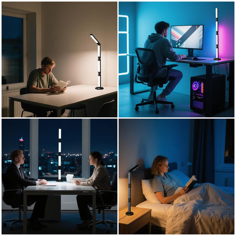 Electight LED Desk Lamp timer dimmable supports timed lighting