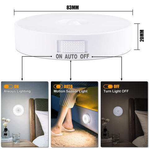 Electight long battery life auto mode keeps pathways lit when needed