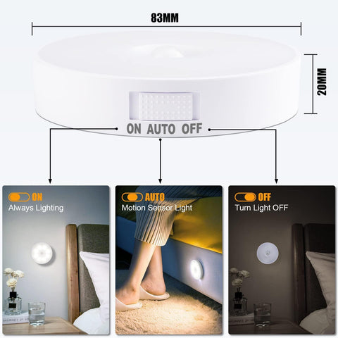 Electight night light plugged in for USB rechargeable power