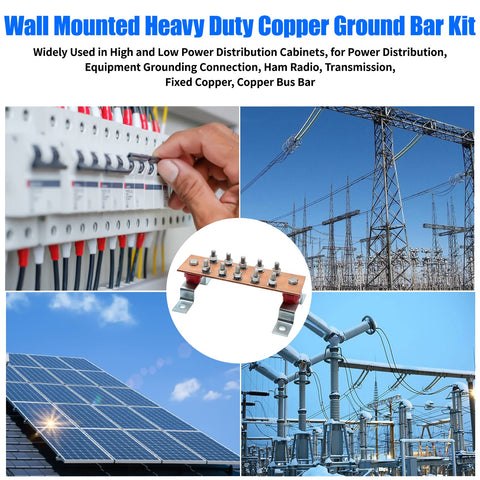 ELECTRAPICK packaged copper ground bar kit includes mounting hardware.