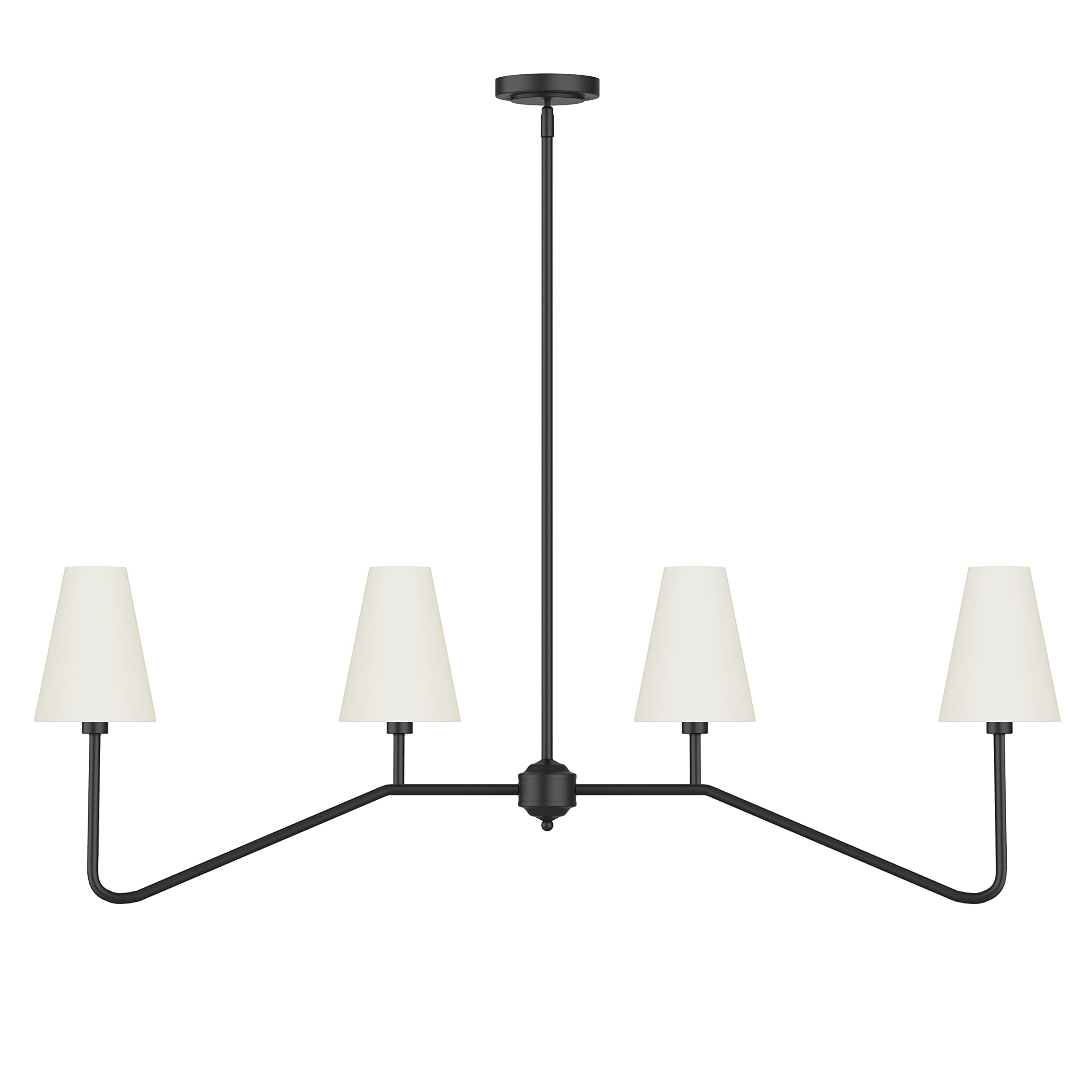 Electro bp shade closeup highlights white linen shade texture for refined kitchen aesthetic