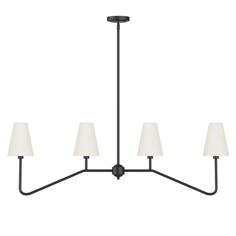 Electro bp shade closeup highlights white linen shade texture for refined kitchen aesthetic