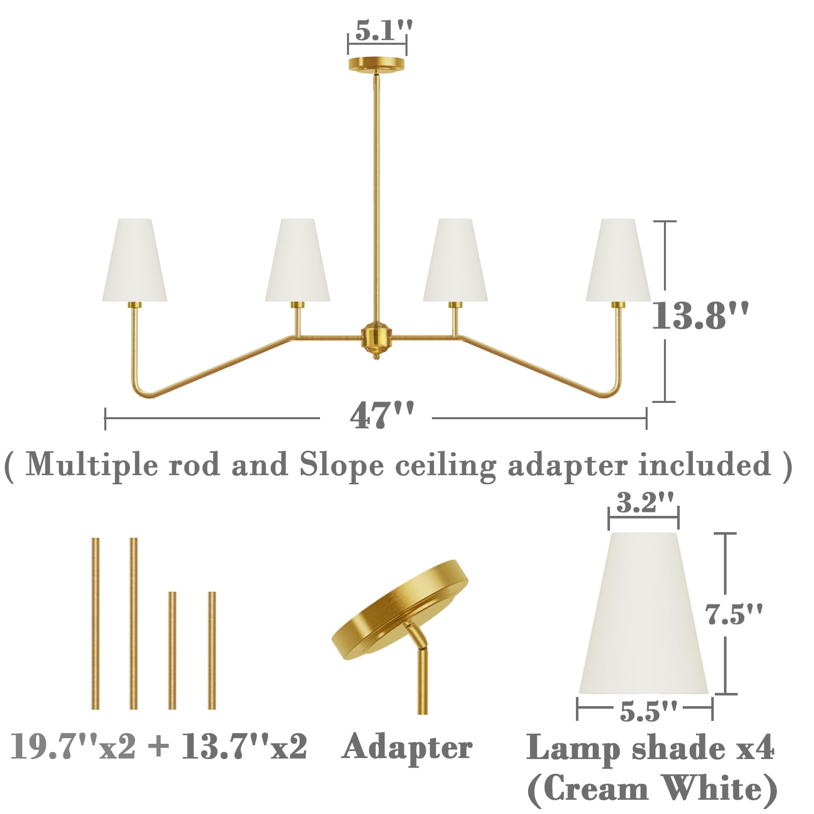 Electro bp polished gold linen shade adds timeless elegance and warmth