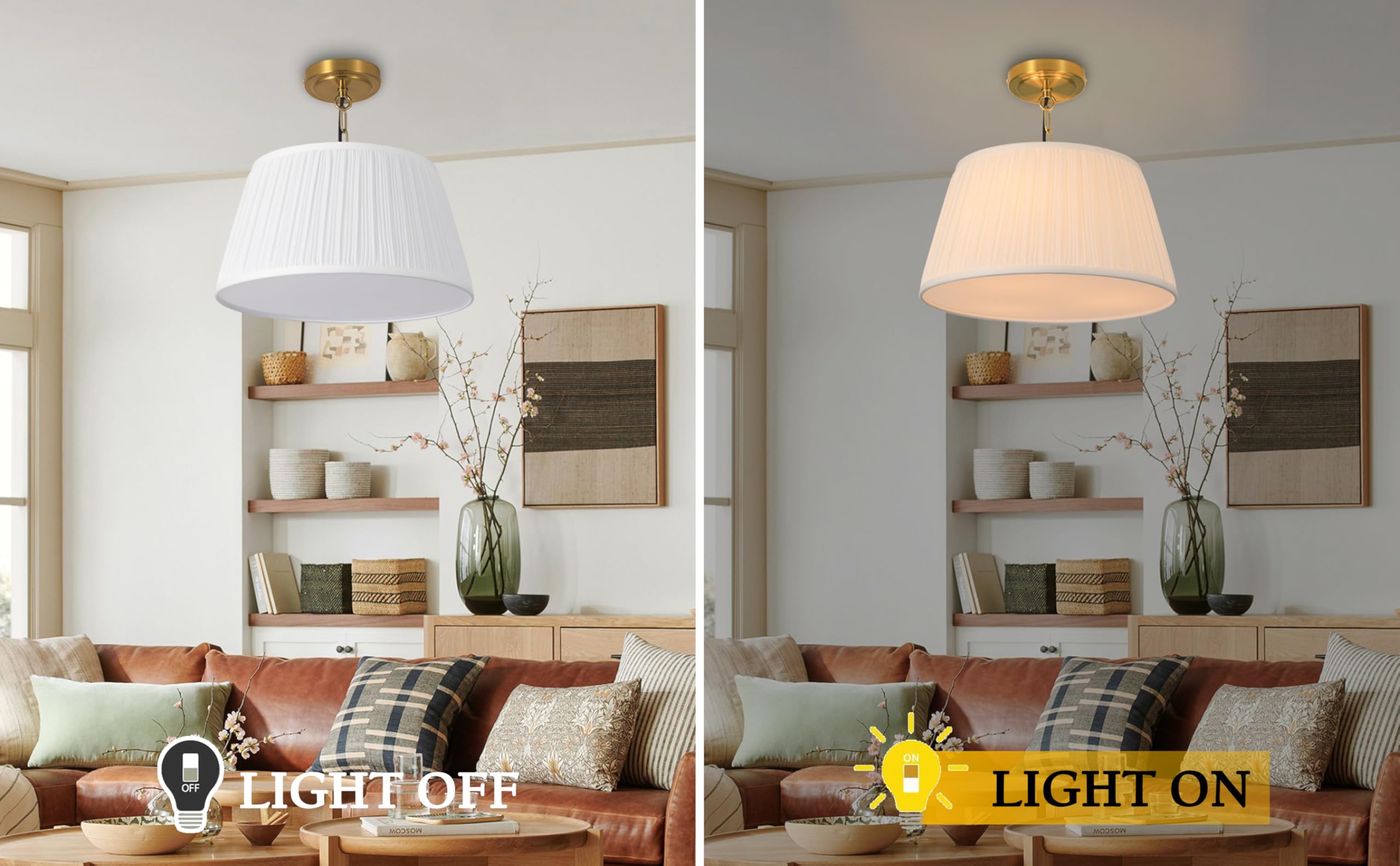 Electro bp warm white pleated shade emphasizing fabric texture