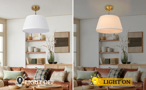 Electro bp warm white pleated shade emphasizing fabric texture