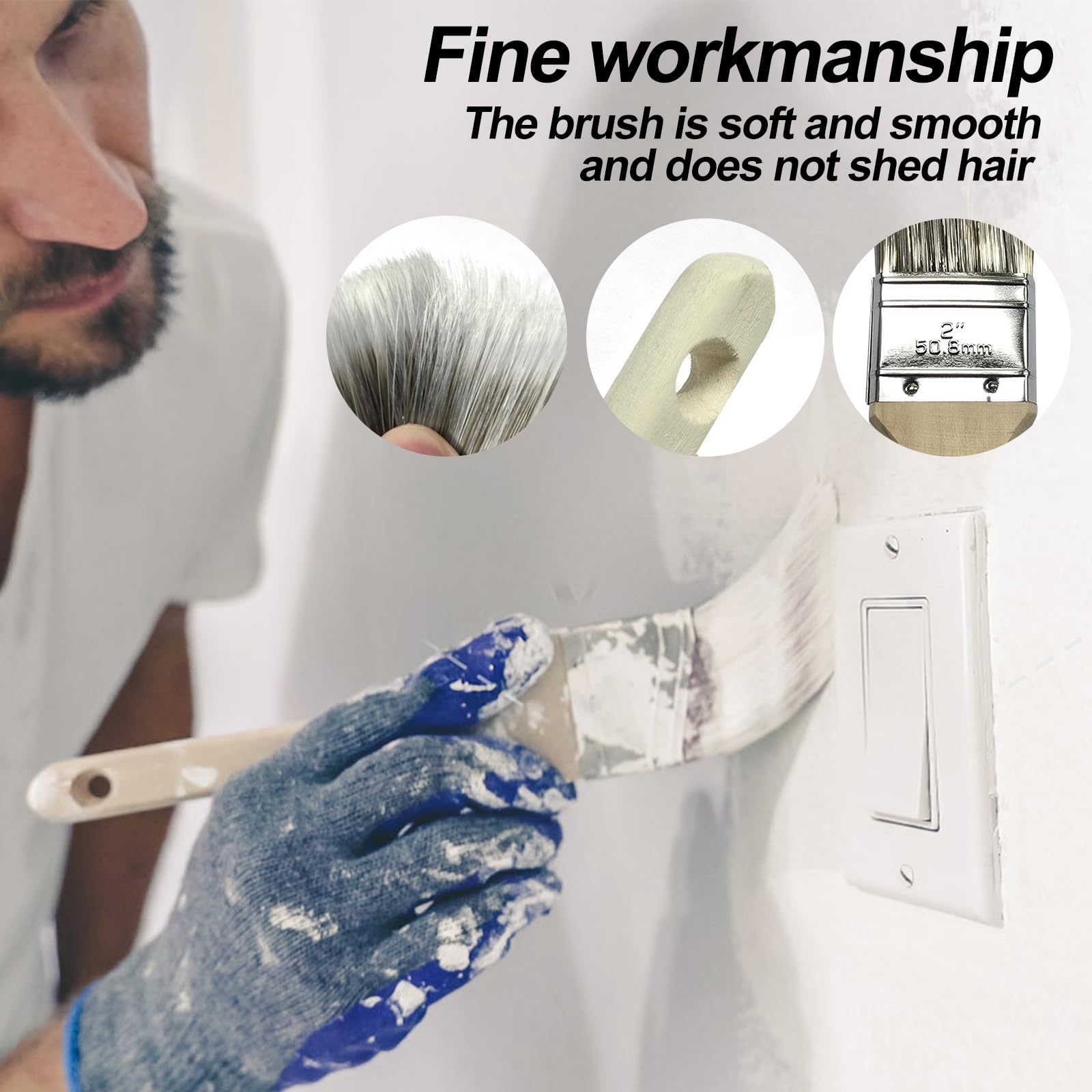 Elefama angled-edge brush for precise cuts and edges