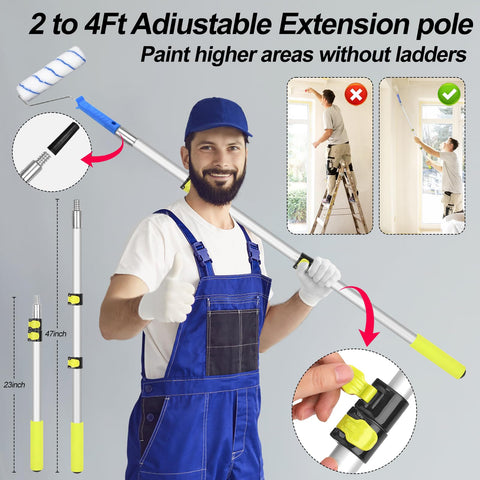 Elefama 9-inch rollers for smooth, even finishes