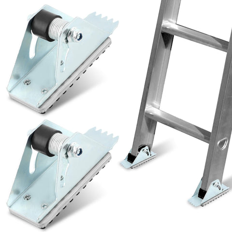 ELEGICKLIP aluminum anti-skid shoe feet front view for ladder stability