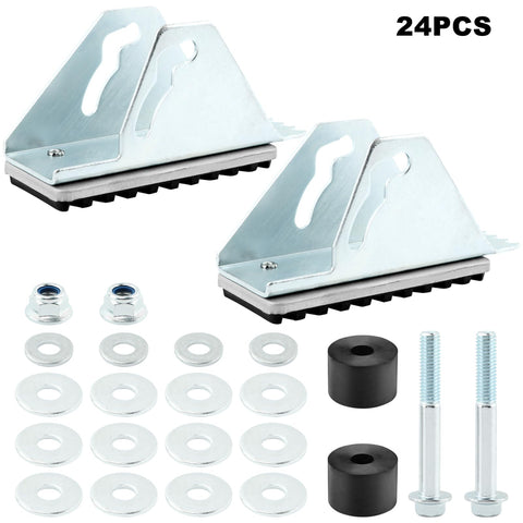 ELEGICKLIP aluminum anti-skid shoe feet side view showing grip