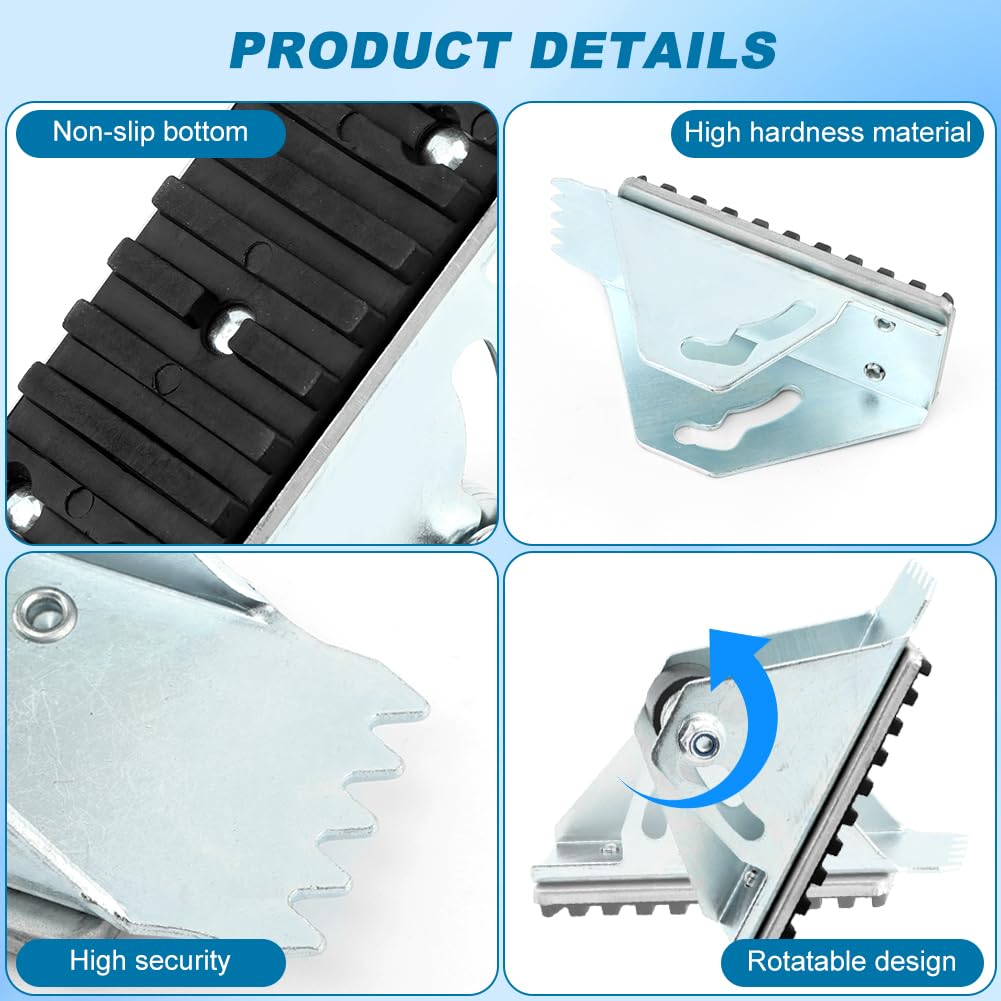 ELEGICKLIP rubber padded feet boost stability on uneven surfaces