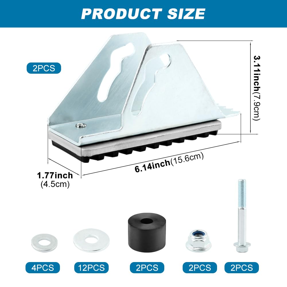 ELEGICKLIP aluminum shoe feet assembly and quick install