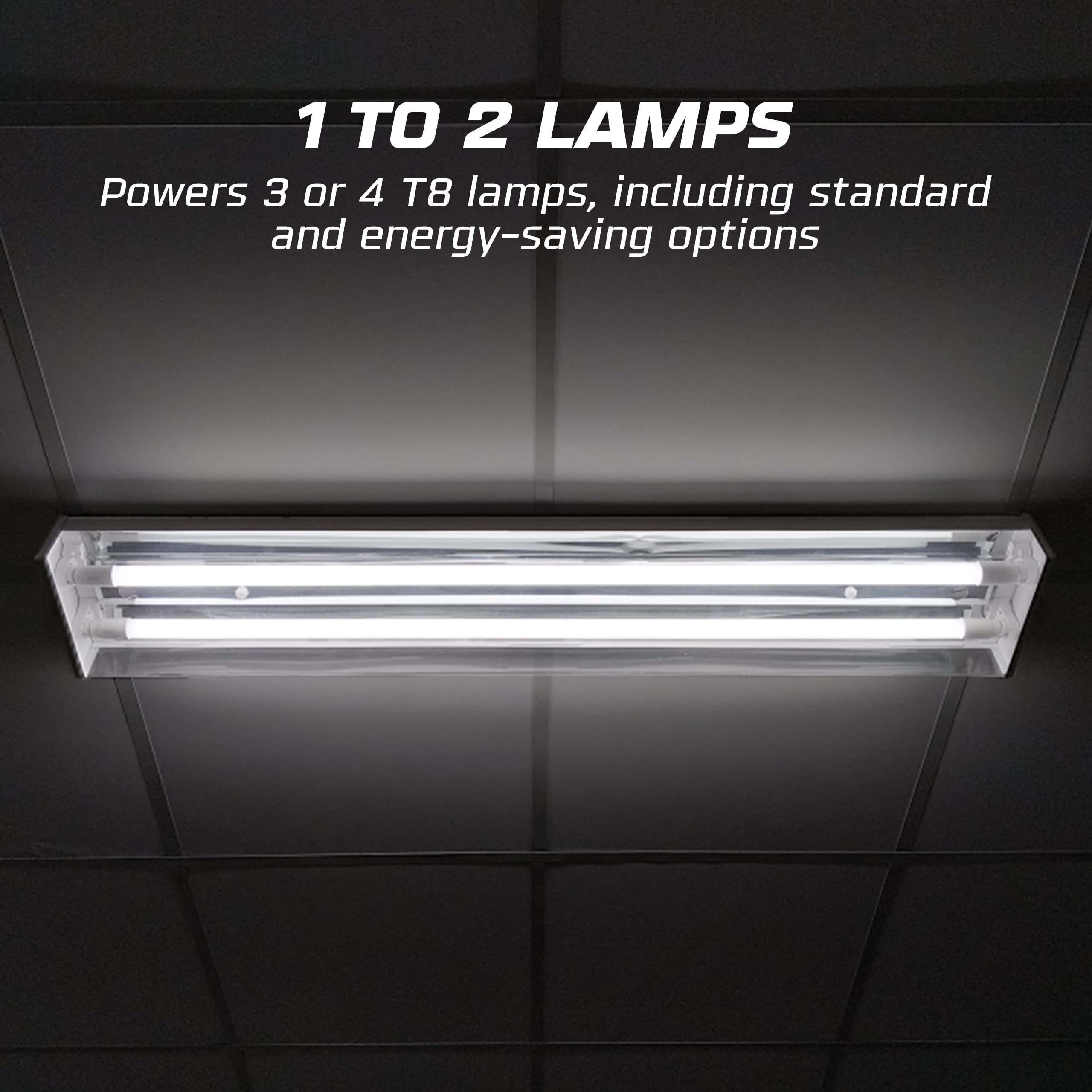 eLegolight icn-3p32-ballast installed in a t8 fixture