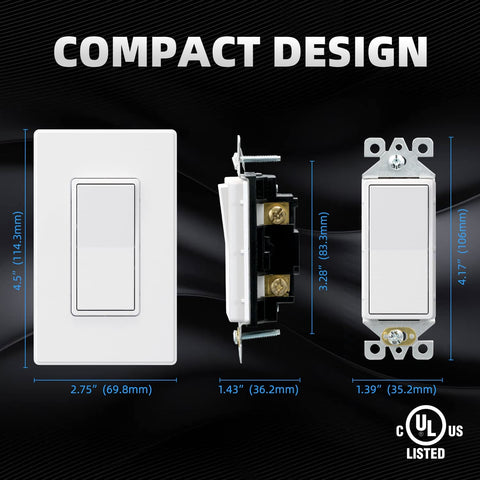 ELEGRP 15A 120-277V rating close-up signals broad compatibility.