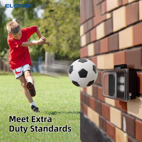 ELEGRP weather-seal edge guards against moisture and dust around the unit.