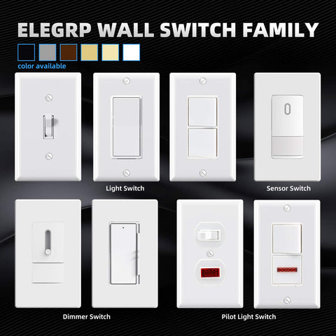 ELEGRP compact-design switch fits slim layouts with room for wires.