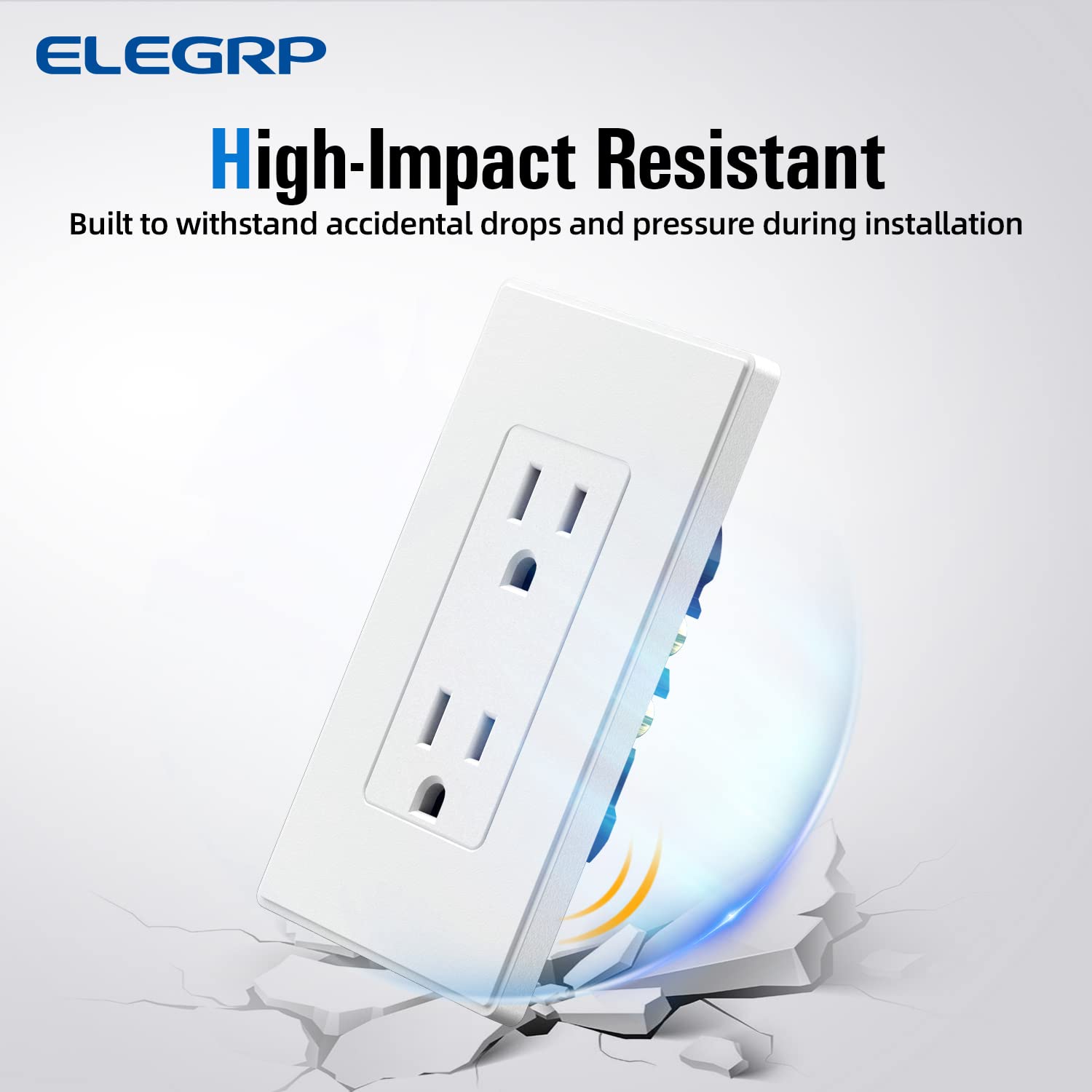 ELEGRP break-off tabs for two-circuit conversion enable flexible layouts.