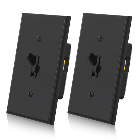 ELEGRP digital toggle dimmer switch front view showing smooth LED dimming.