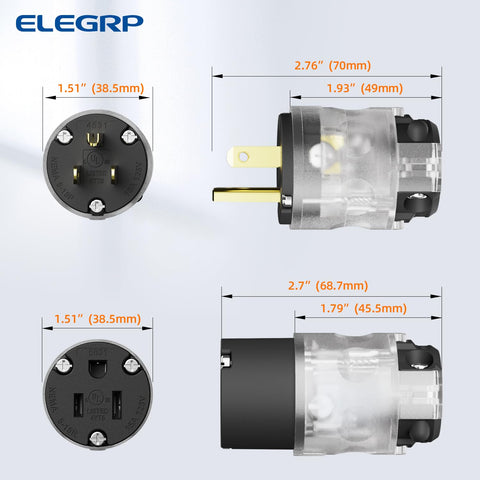 ELEGRP dimpled grip body offers secure handling during installation.