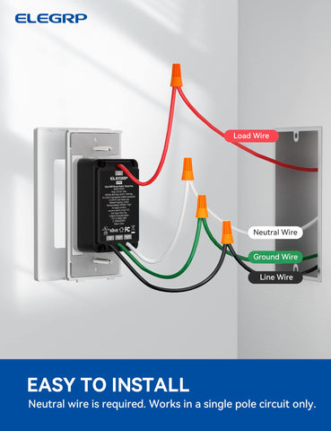 ELEGRP DTR10 UL and FCC certified labeling on packaging.