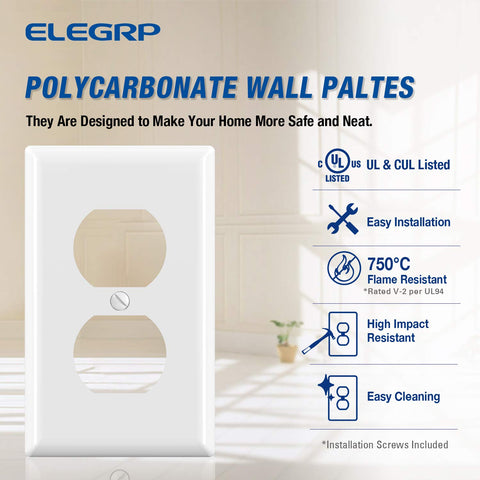 ELEGRP polycarbonate close-up highlights durable, unbreakable material and heat resistance