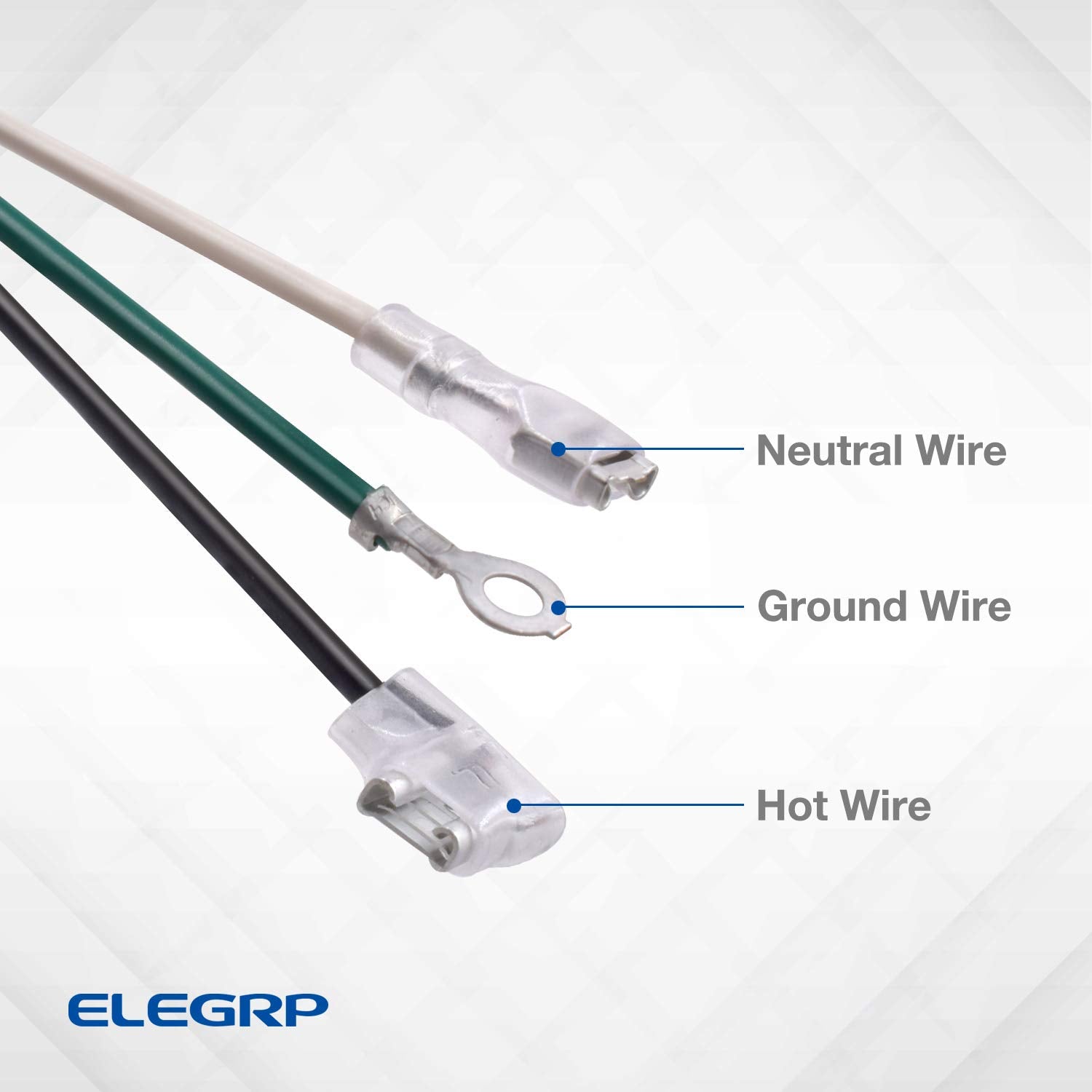 14AWG 3C cord length about 2.2 meters ready for home setups