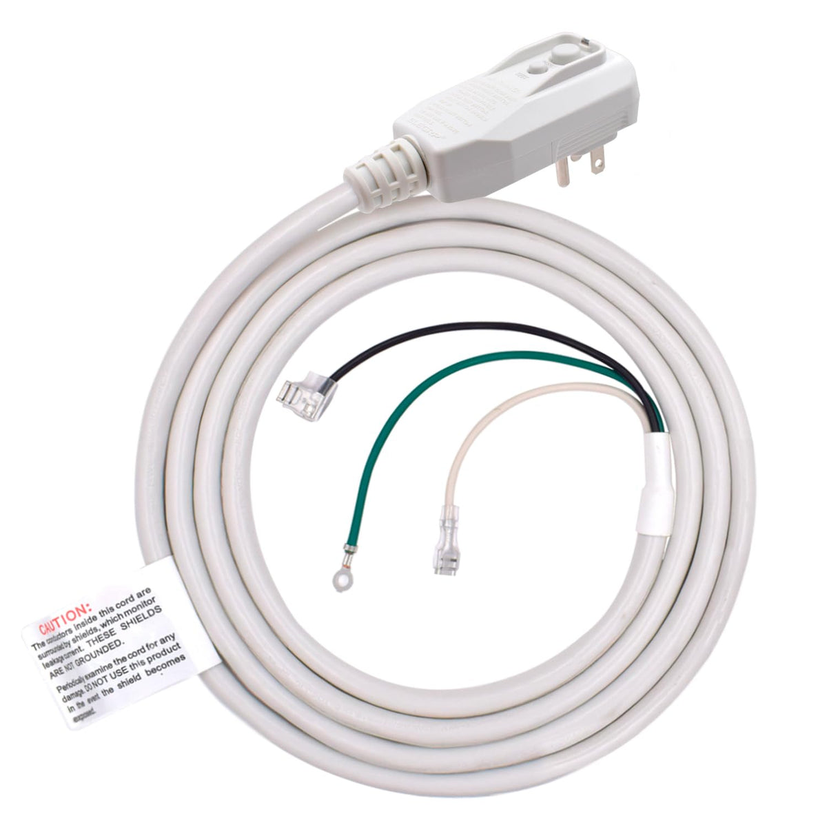 ELEGRP LCDI power cord connected to an air conditioner for safe operation