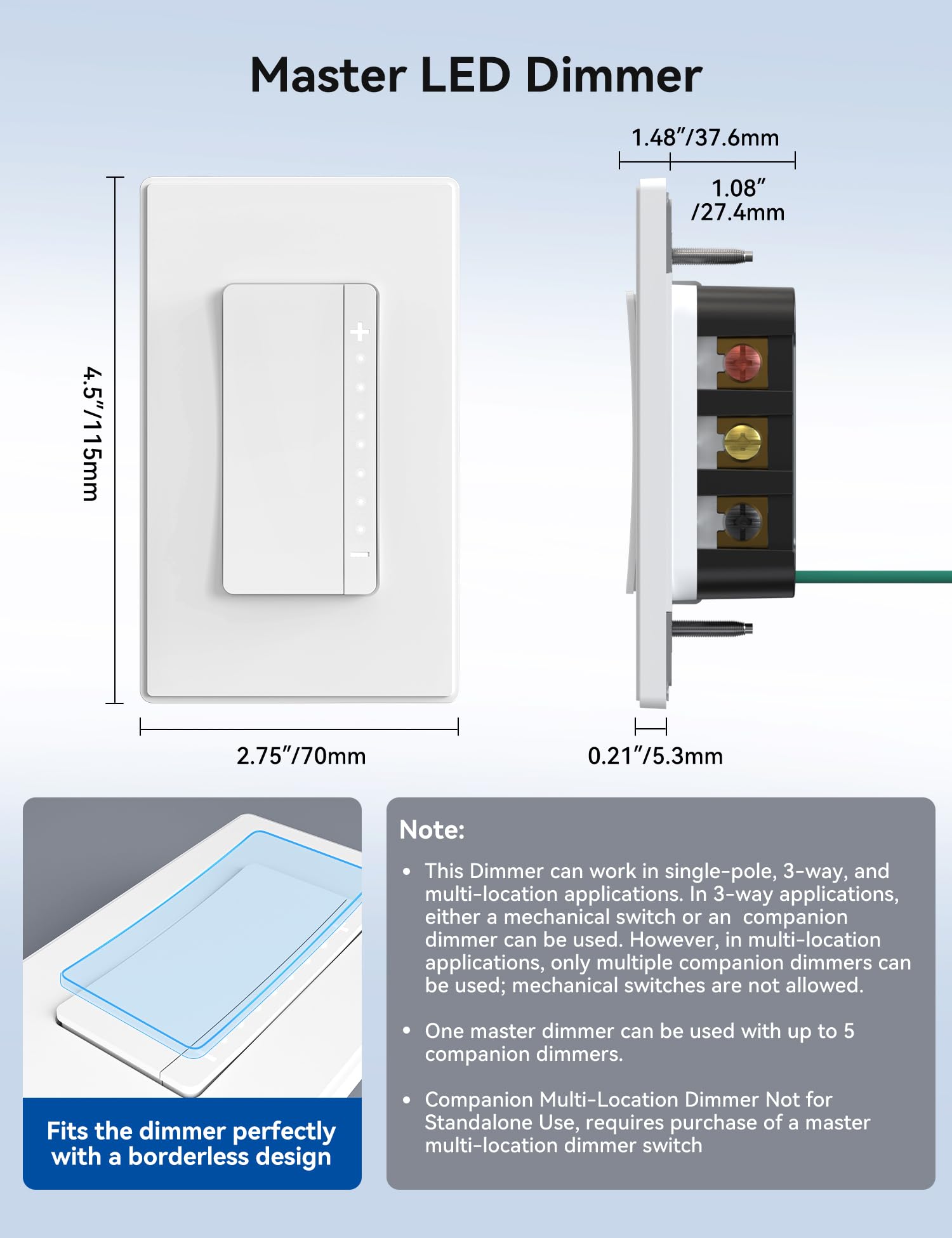 ELEGRP LEDPro broad compatibility with LED, CFL, incandescent, and halogen bulbs.