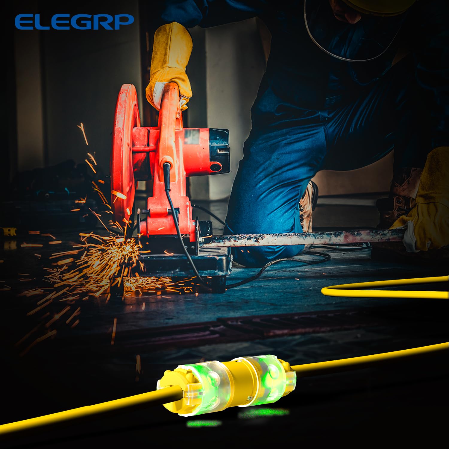 ELEGRP two-pole, three-wire grounding supports safe connections for generators and inlets.
