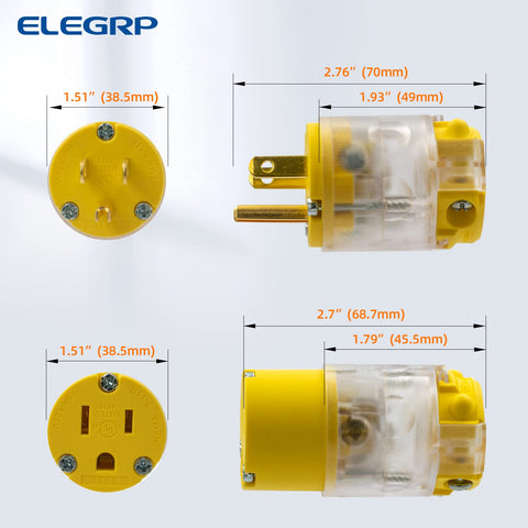 ELEGRP molded dimpled body offers secure grip during installation.