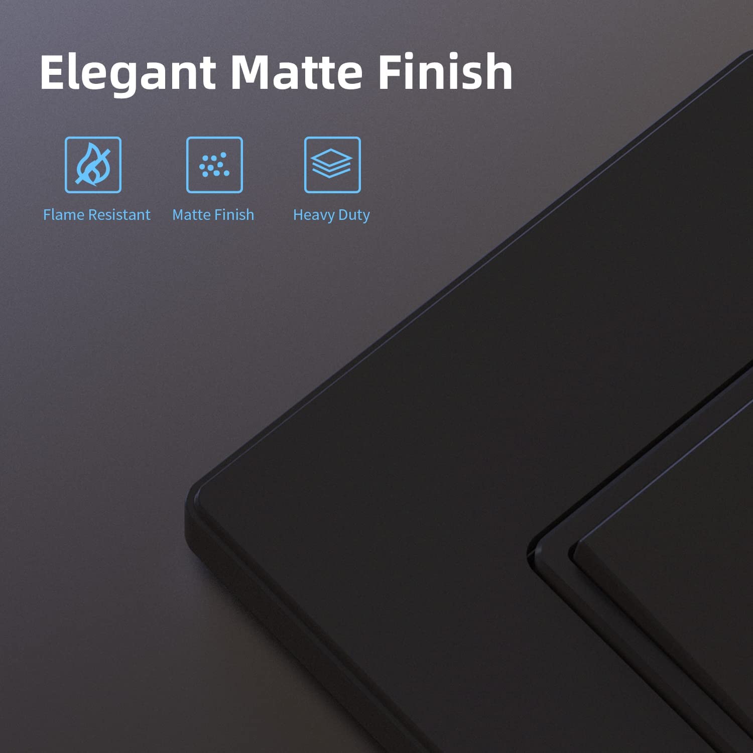ELEGRP matte black paddle rocker switch ready for stylish control