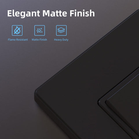 ELEGRP matte black paddle rocker switch ready for stylish control