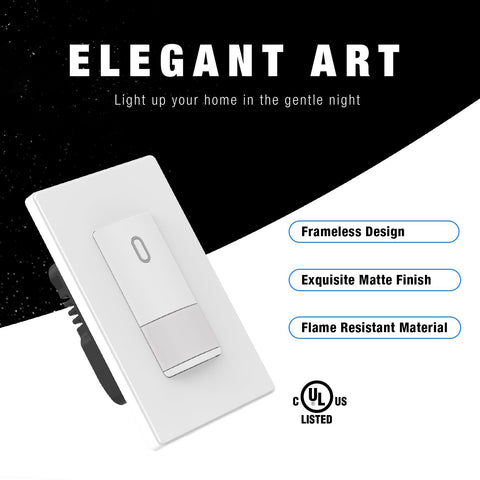 ELEGRP matte white switch-neutral-wire-required shows easy in-wall wiring and compatibility.