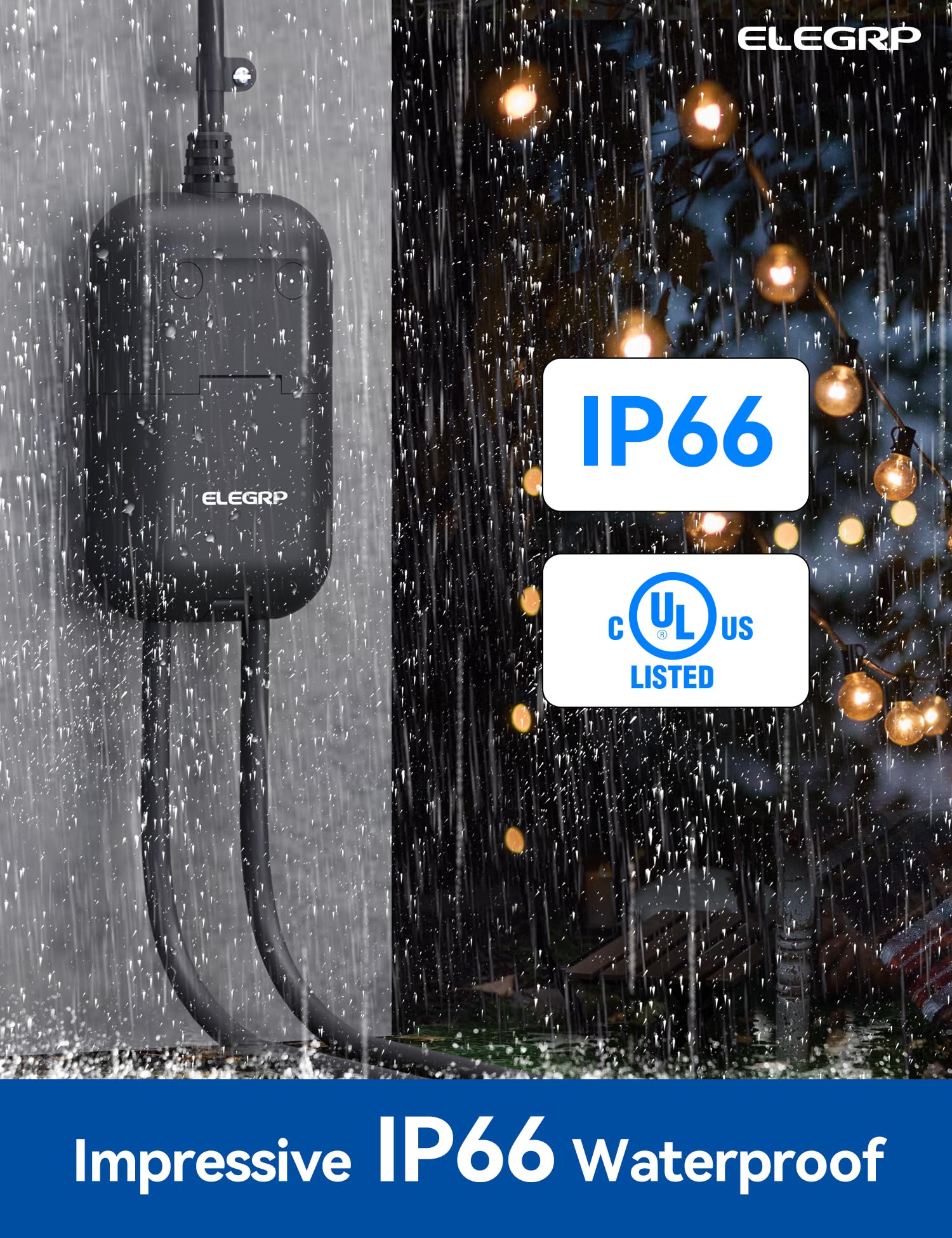 ELEGRP PQR20 two independently controlled outlets
