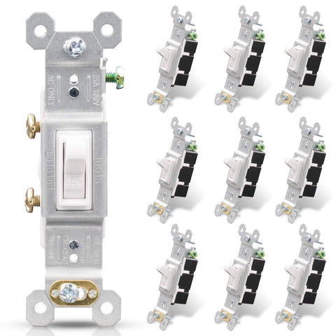 ELEGRP single pole toggle switch with quiet action for smooth operation.