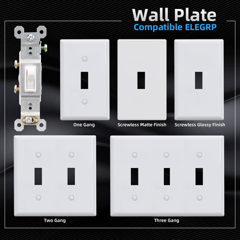 ELEGRP narrow slim body saves space inside the standard junction box.