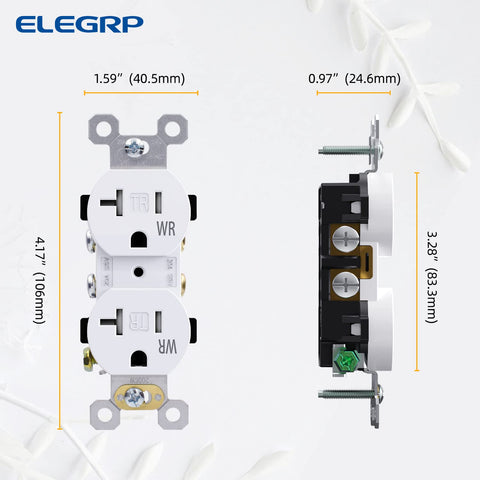 ELEGRP UL-listed residential-grade outlet ensures reliable performance