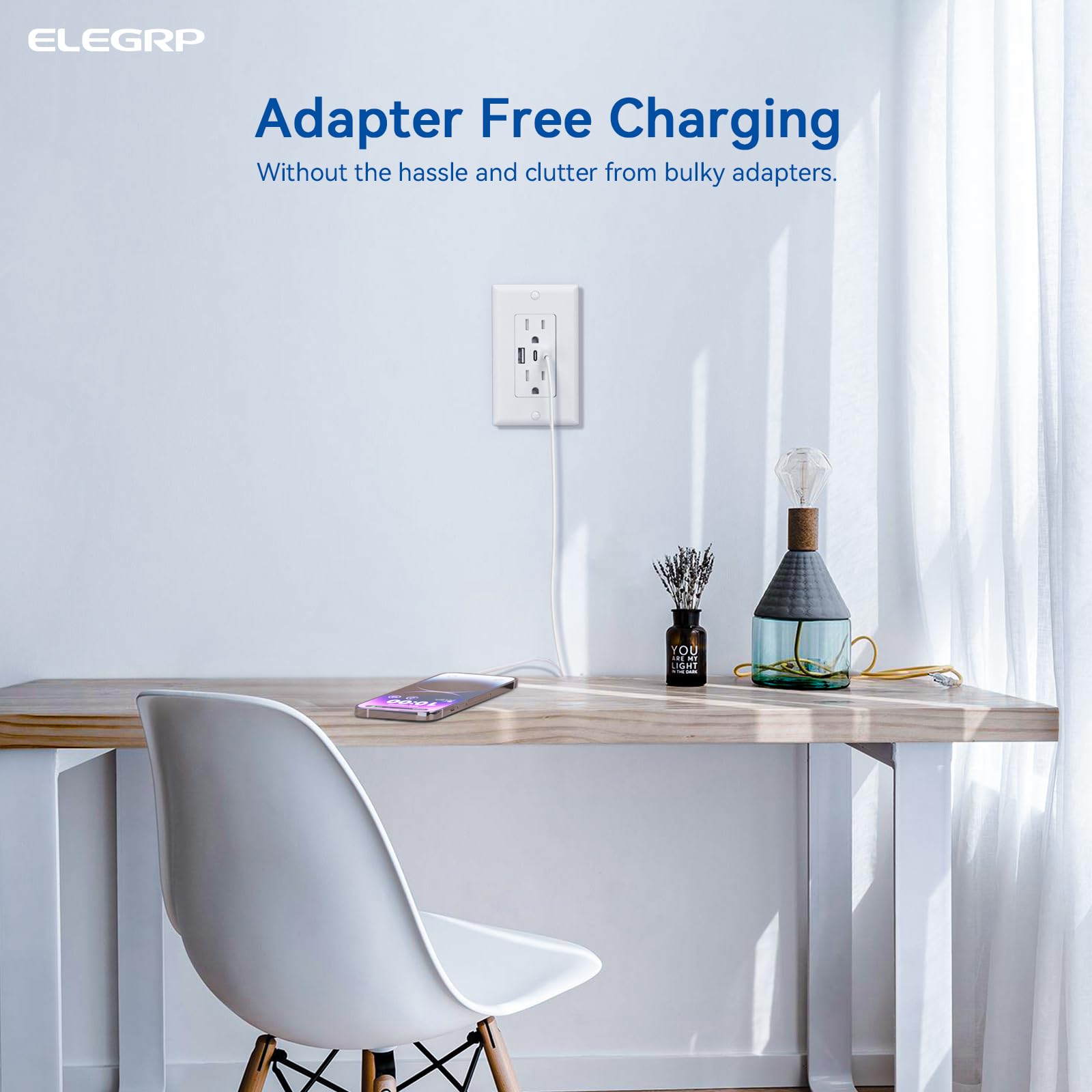 UL/cUL listed ELEGRP outlet with surge protection and efficiency features