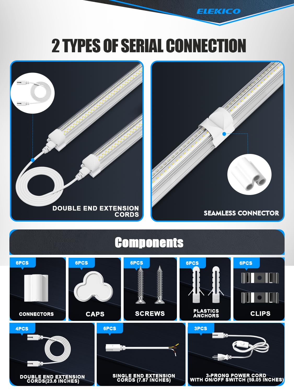 ELEKICO light in a warehouse providing bright visibility