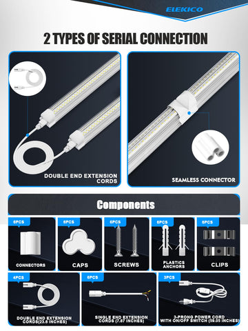 ELEKICO light in a warehouse providing bright visibility