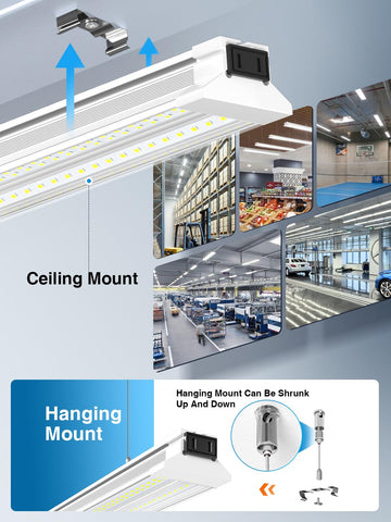 ELEKICO bright workspace image highlights wide area illumination for garages.