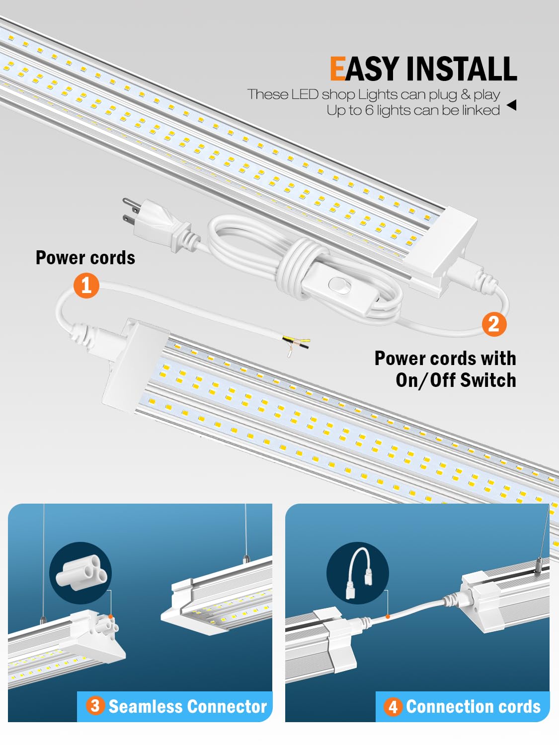 ELEKICO bright work area lighting for garages and factory spaces