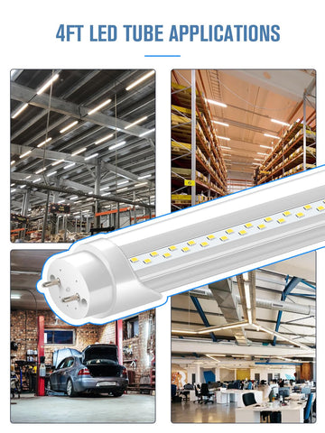 ELEKICO easy-install 4ft LED tubes fit existing sockets with fast setup.