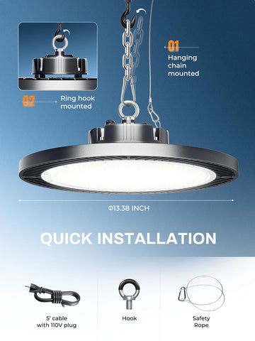 ELEKICO garage and workshop lighting boosts visibility for detailed tasks.